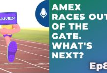 a woman running on a track