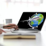 a person using a laptop