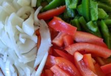 a close up of vegetables