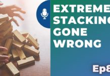 a pile of wooden blocks