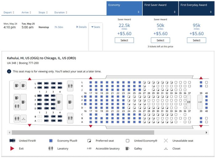 Lie-flat to Hawaii: How to use SeatSpy to find saver awards | LaptrinhX ...