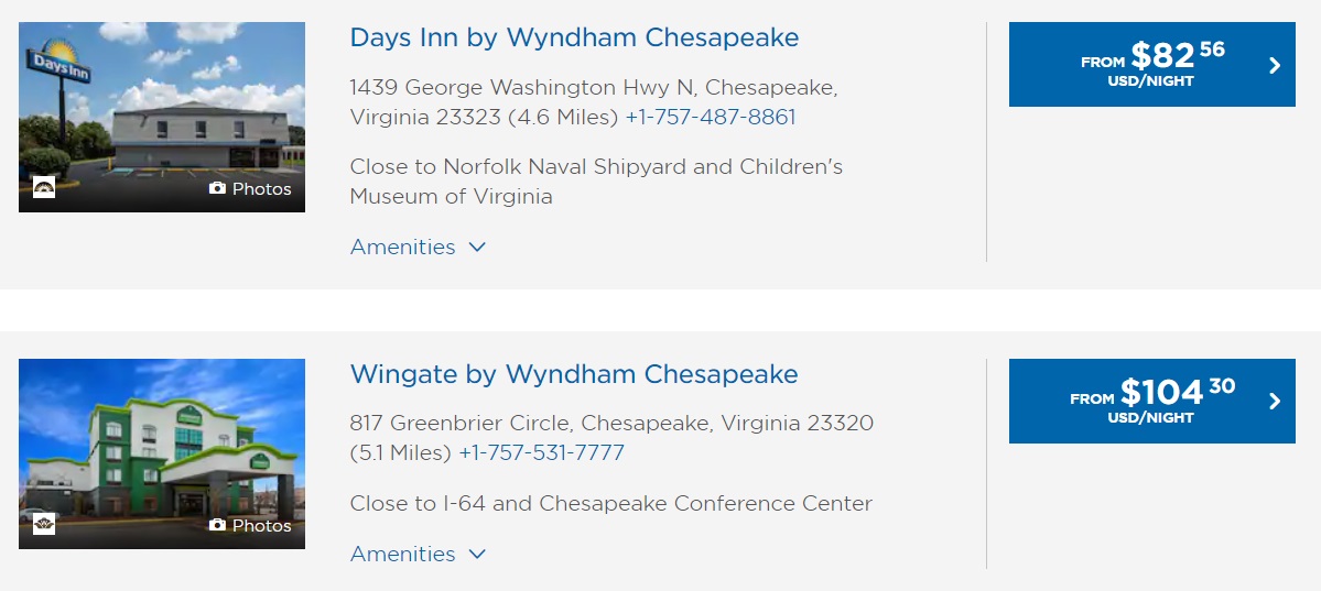 Days Inn & Wingate Chesapeake app