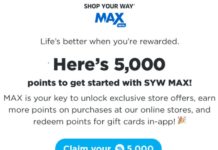 Shop Your Way Max app bonus