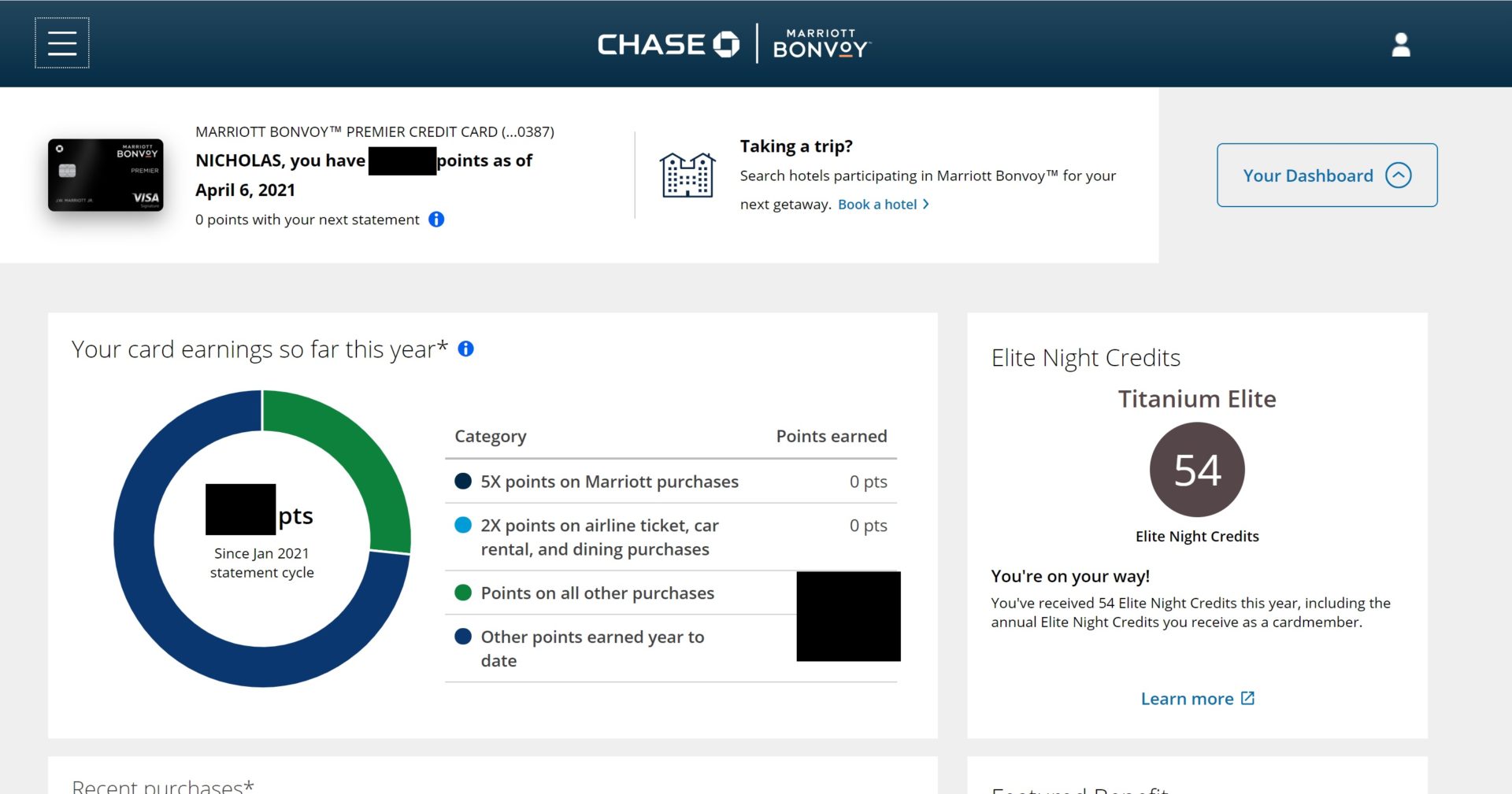 Chase Rewards dashboard now widely available (with easy access to