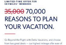 Delta Vacations Promotion SMDOLLARS SMBONUS