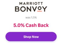 Rakuten Marriott 5% cashback 5x Membership Rewards
