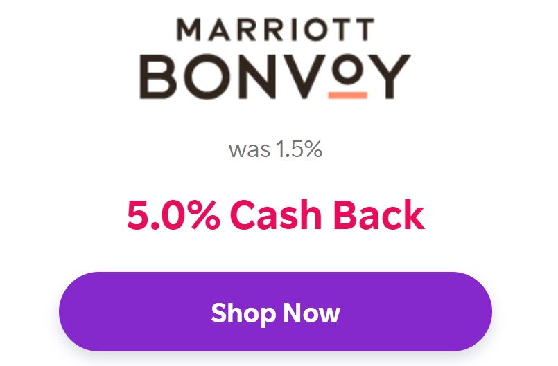 Rakuten Marriott 5% cashback 5x Membership Rewards