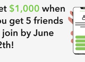 Acorns $1,000 referral promotion