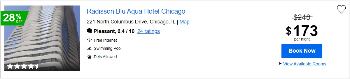 Capital One Spring Priceline - Radisson Blu Aqua Chicago