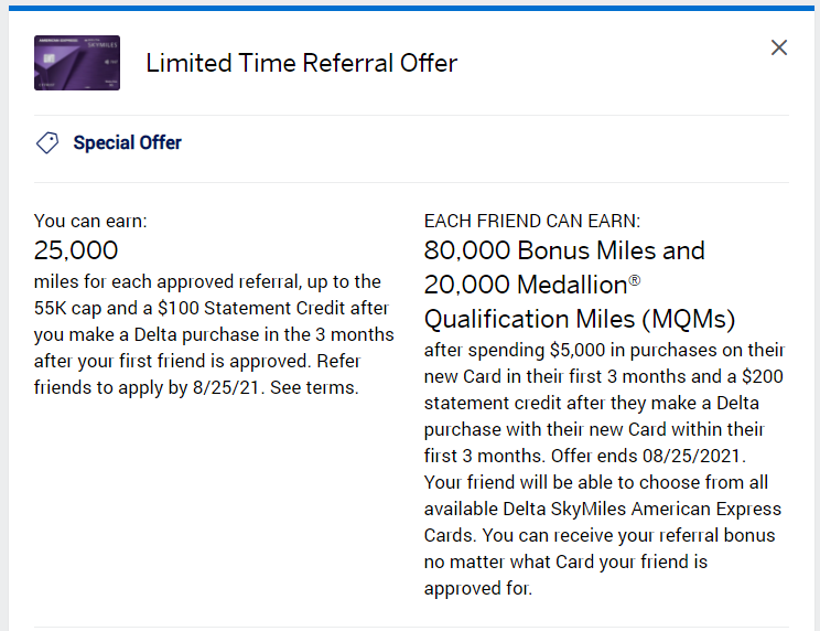Delta Reserve referral offer