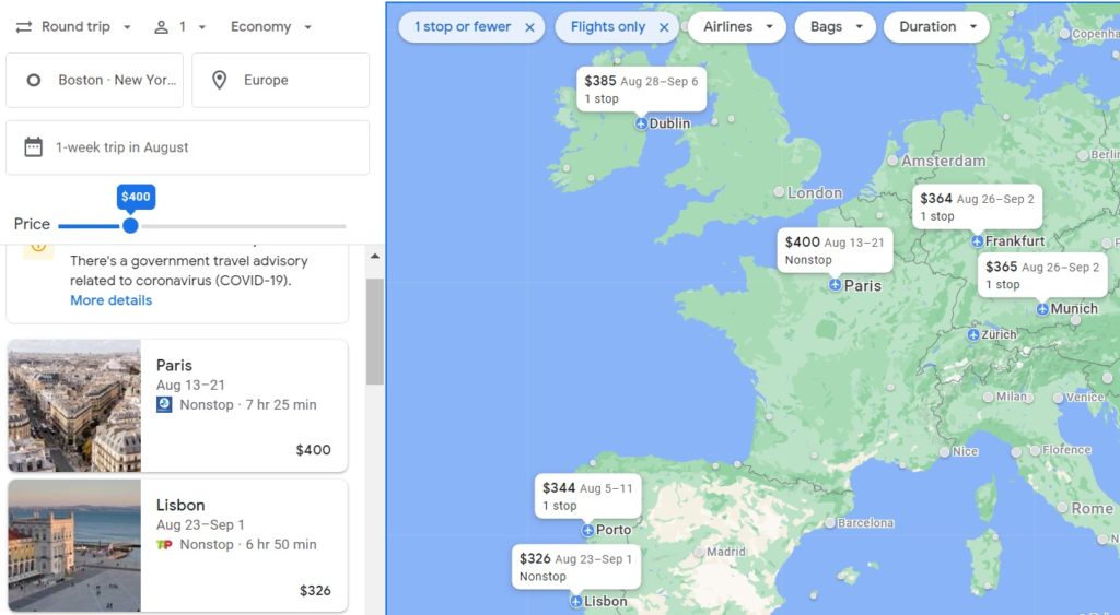 How to find incredible flight deals with Google Flights