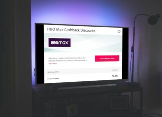 a screen with a sign on it