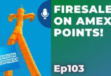 a yellow inflatable man in the sky