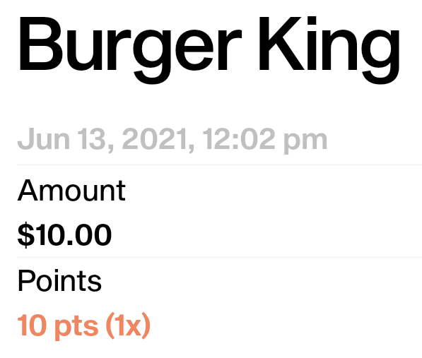 Point Fluz Burger King