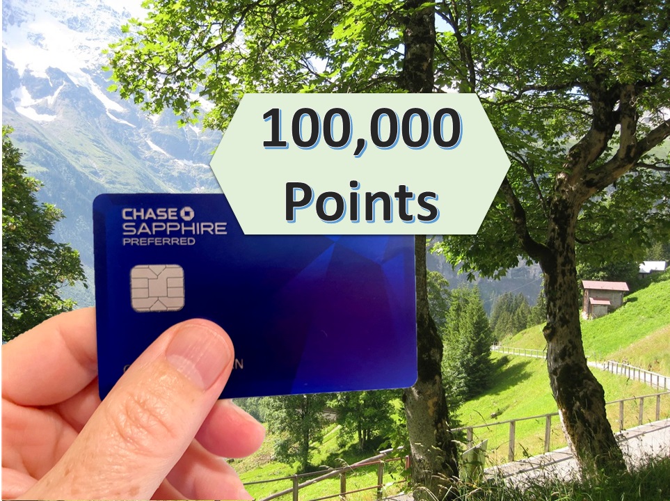 (Update: Offer Ending 10/6/21) Wow! Chase Sapphire Preferred 100K Offer!