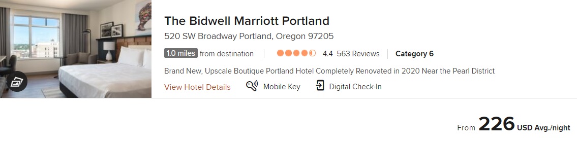 The Bidwell Marriott Portland - Marriott