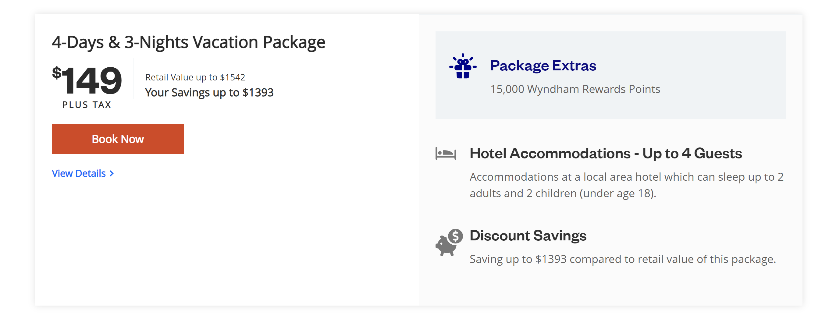 Wyndham timeshare offer: 3 nights + 15K points for $149 or $199 (at a Fairfield?!?)