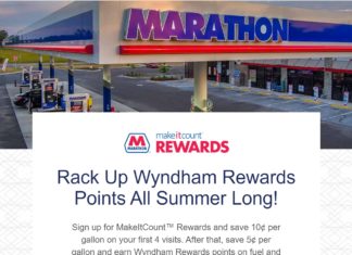 a sign at a gas station