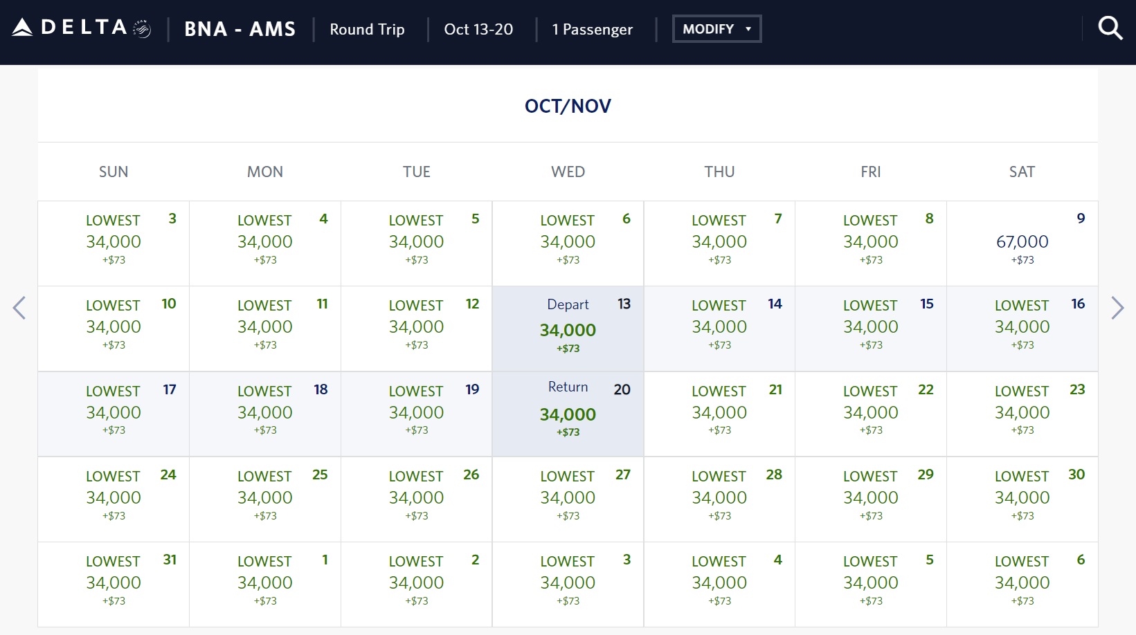 (EXPIRED) Delta Flash Sale to Europe Round trip for as low as 34K miles
