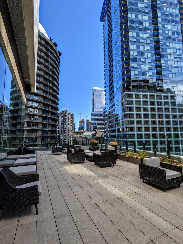 Hyatt Regency Seattle - Club lounge patio