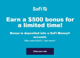 SoFi Money Loan $500 Bonus