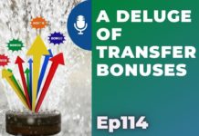 a sign with arrows sticking out of it