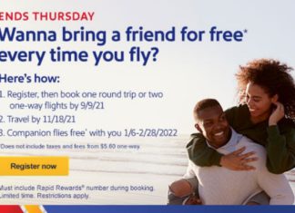 Southwest Companion Pass Promotion