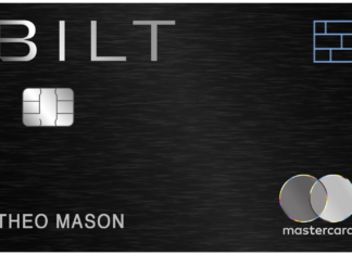 a close up of a credit card