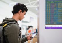 a man looking at his phone