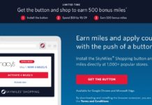 Delta shopping portal browser button promotion