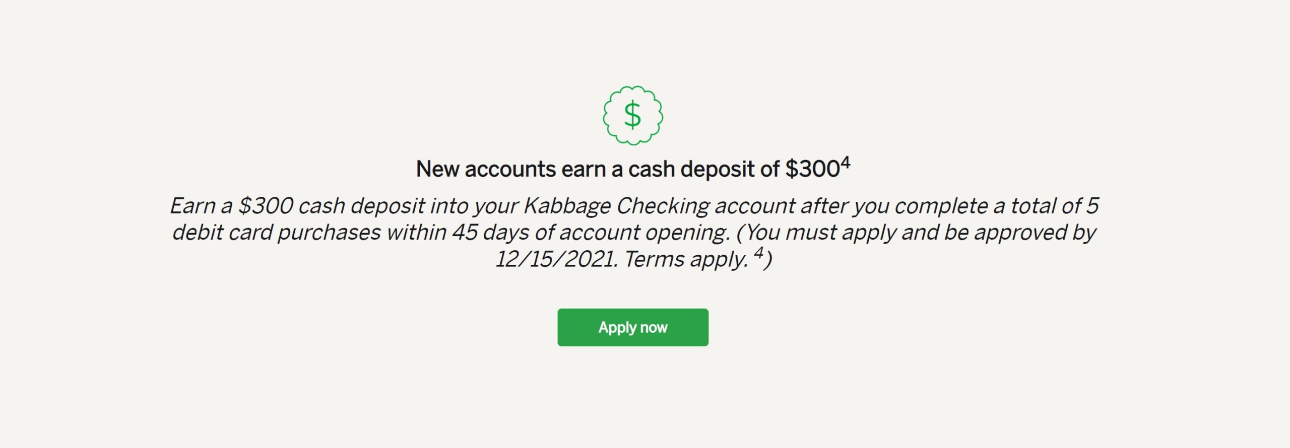 a screenshot of a cash deposit