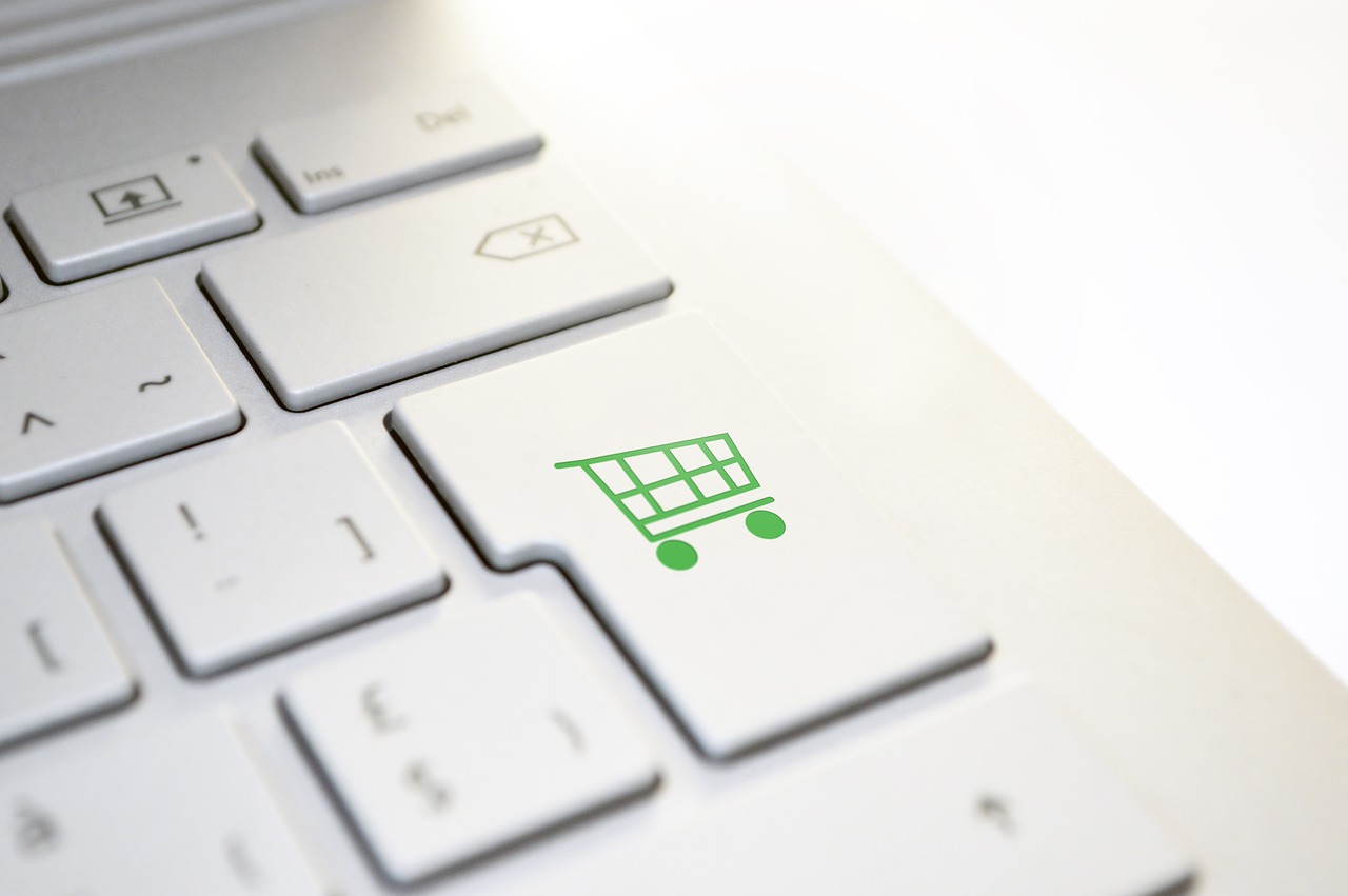 Online shopping laptop