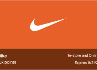 Point debit card Nike 15x