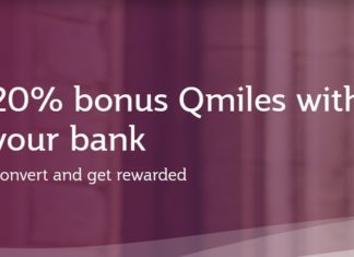 Qatar Airways Qmiles Citi Transfer Bonus