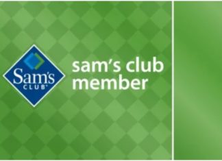 Sam's Club Membership Card