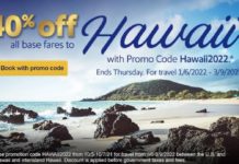 Southwest promo code HAWAII2022