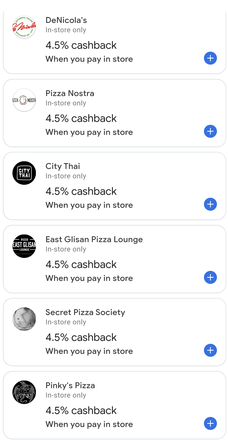 Google Pay restaurants in Portland, OR