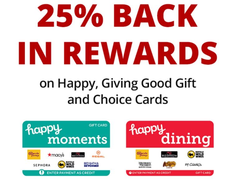 Office Depot/OfficeMax: Earn 25% Rewards When Buying $100 Happy, Giving ...