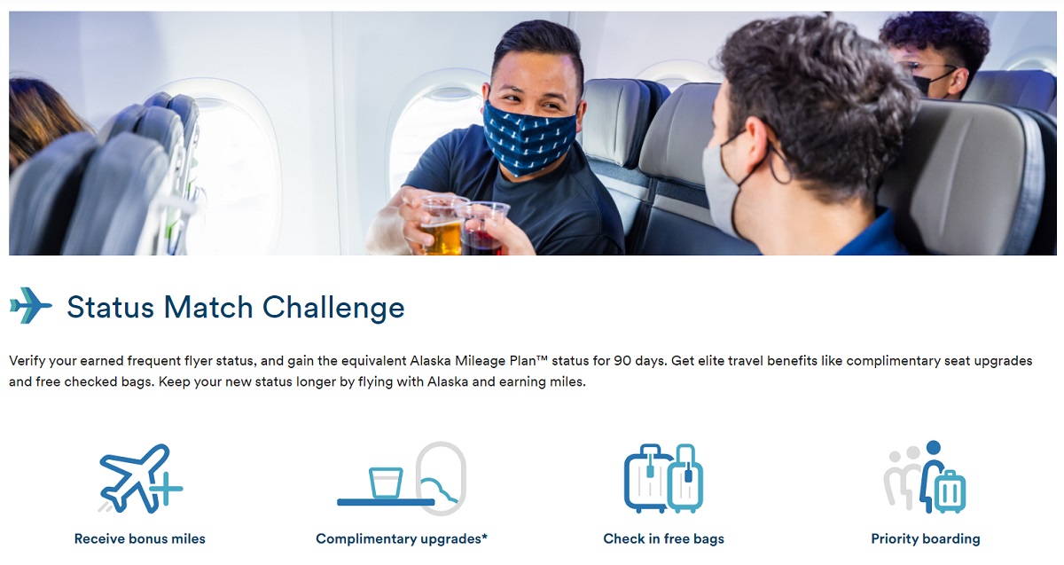 Alaska Airlines Status Match Challenge