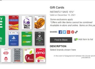 a screenshot of a gift card