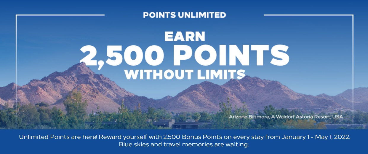 Hilton Points Unlimited 2022