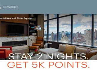 IHG Rewards Promotion 5,000 bonus points