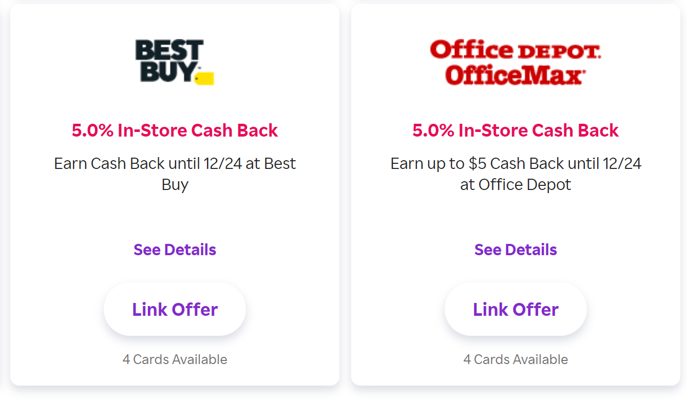 EXPIRED) 5x Walmart, Best Buy, Walgreens, & Office Max via Rakuten in-store  offers