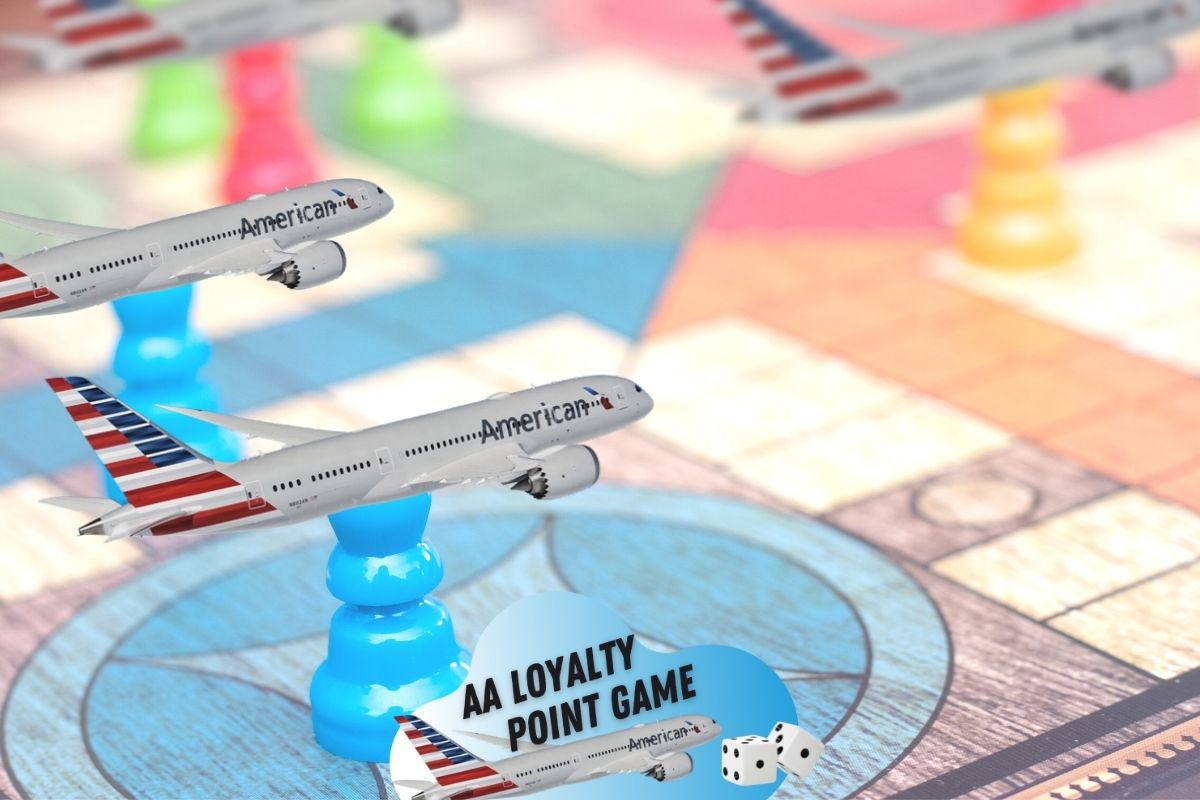 American Airlines Loyalty Points elite status board game image