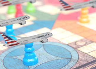 a group of toy airplanes on a game board