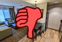 Homewood Suites Hilton Living Room Bedroom Kitchen Thumbs Down