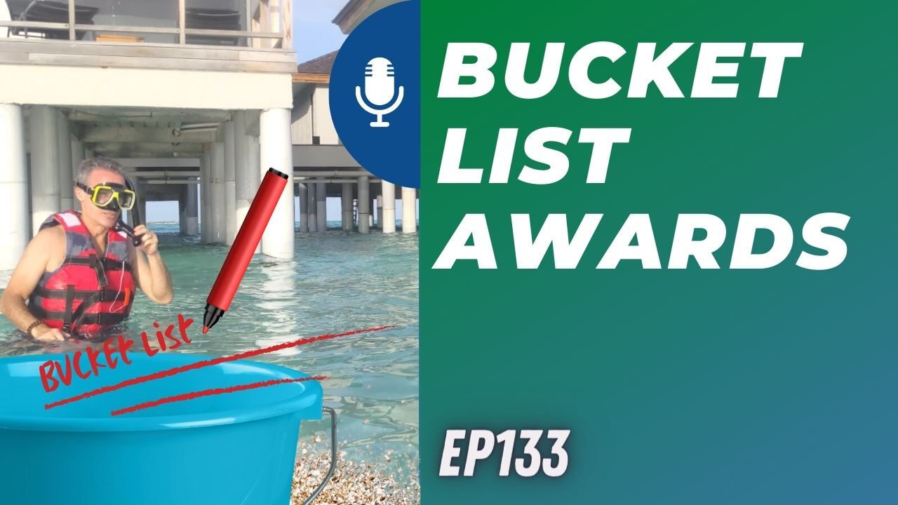 a bucket of water with a red pen