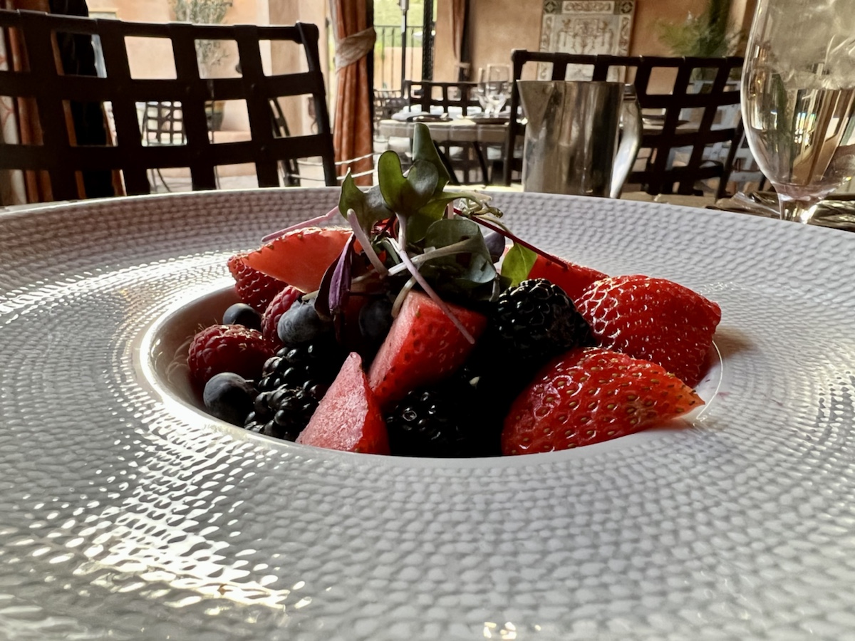 Hyatt's Royal Palm's Resort Scottsdale Breakfast Berries