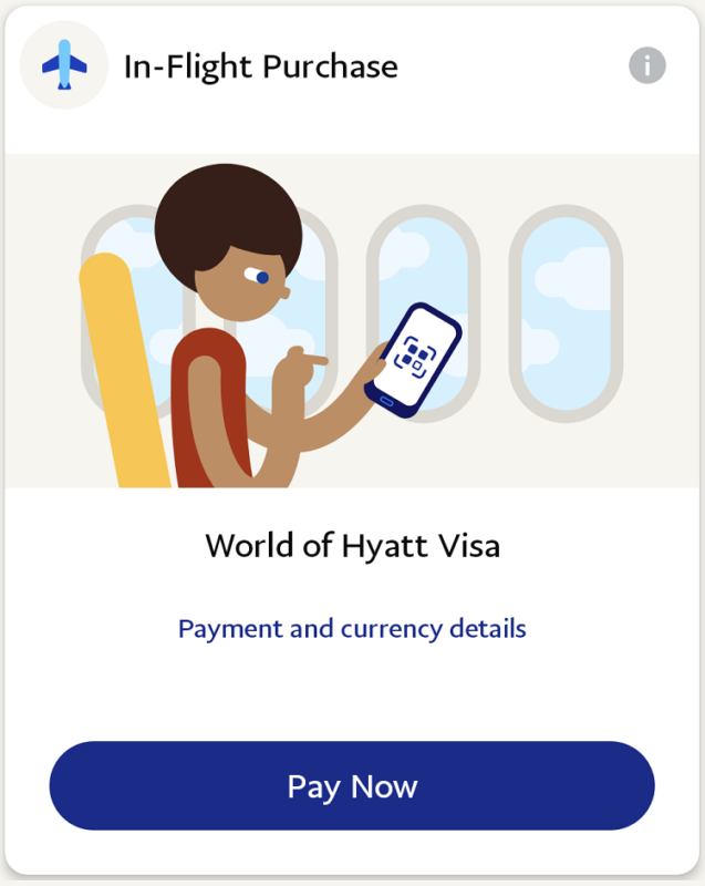 PayPal in-flight purchase button