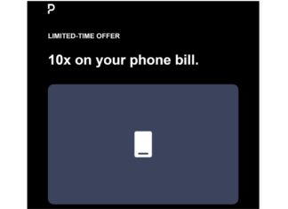 a screen shot of a phone bill